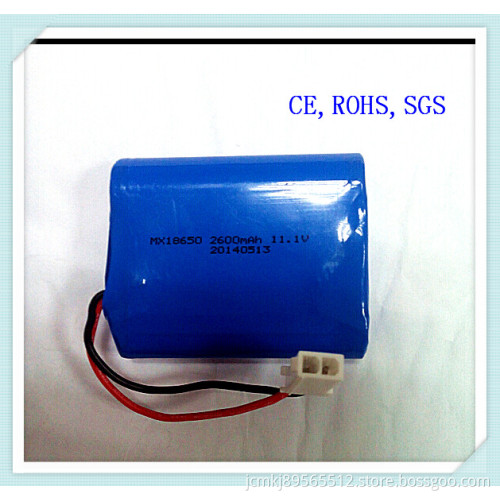 Lithium Ion 18650-2600mAh Battery Pack 11.1V for Mobile Power Bank, Protable Charger, Battery Pack, Lithium Battery